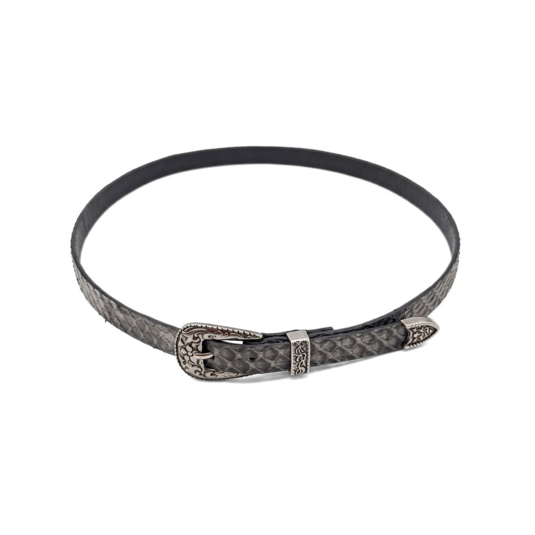 Exotic Python Leather Hatband