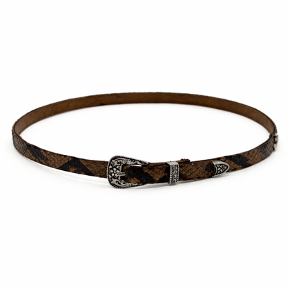 Toquilla De Piel Exótica Python