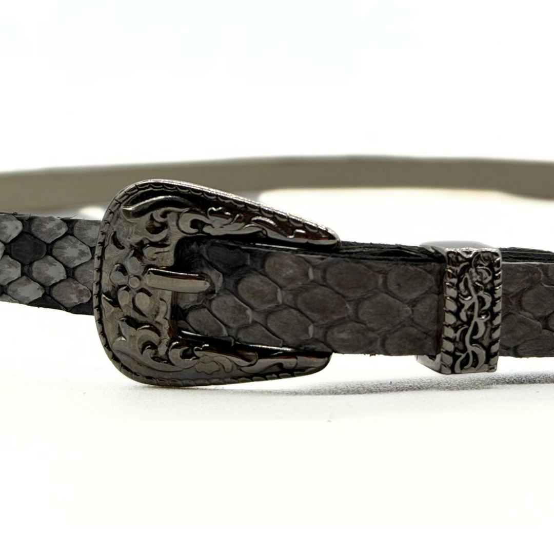 Exotic Python Leather Hatband