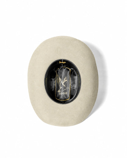 Sombrero Marlboro Buckskin · vista interior · Goose Hatmakers