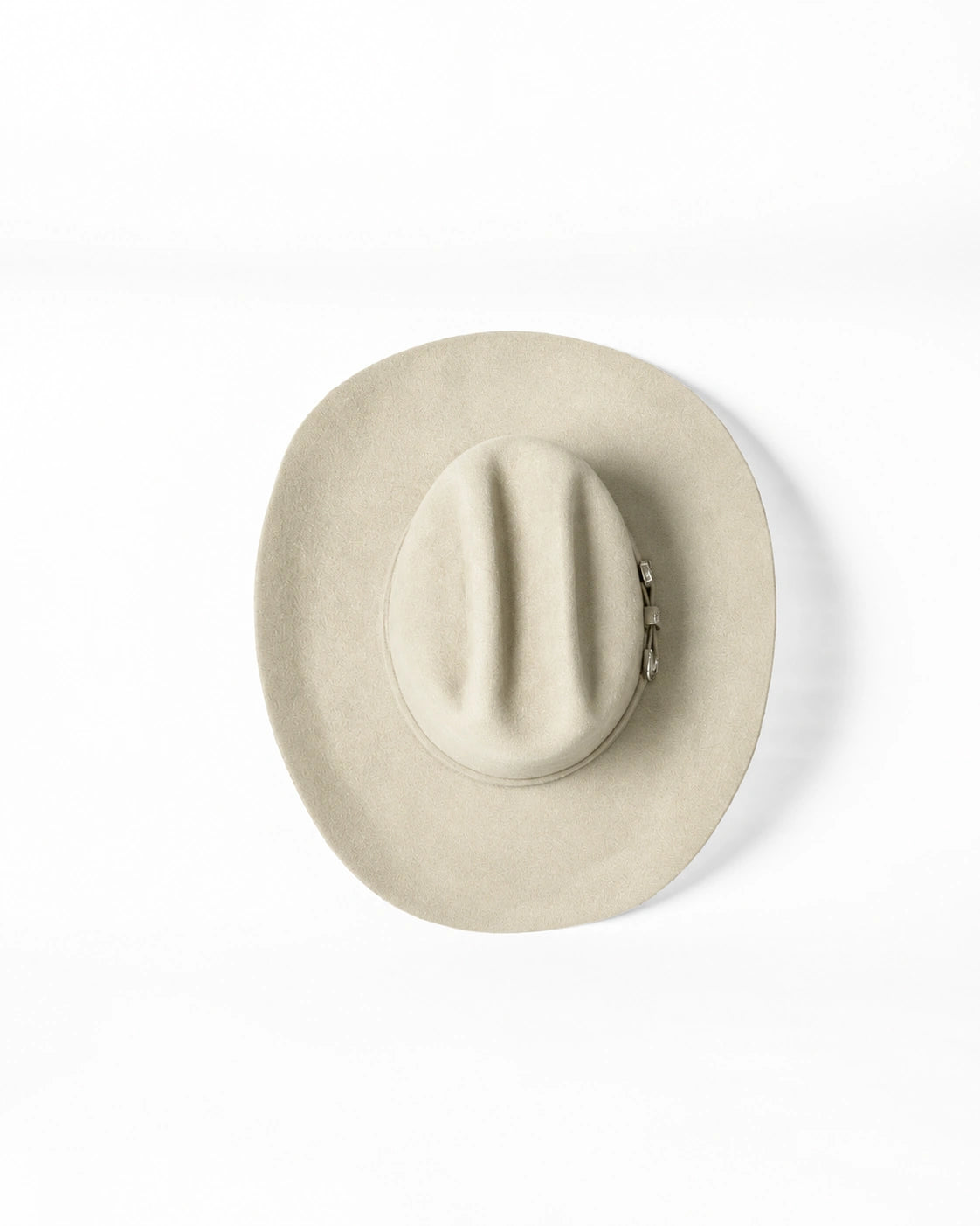 Sombrero Marlboro Buckskin · vista superior · Goose Hatmakers