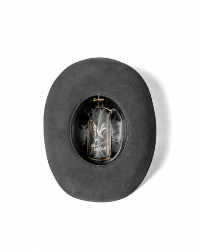 Sombrero Marlboro Gris · vista interior · Goose Hatmakers