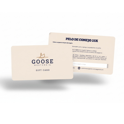 Tarjeta de regalo - Goose Hatmakers