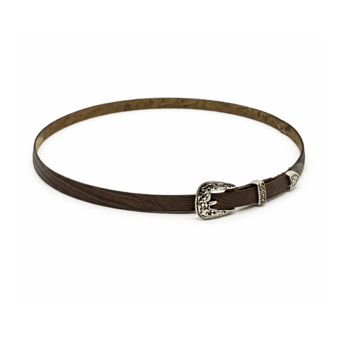 Embossed Leather Hatband